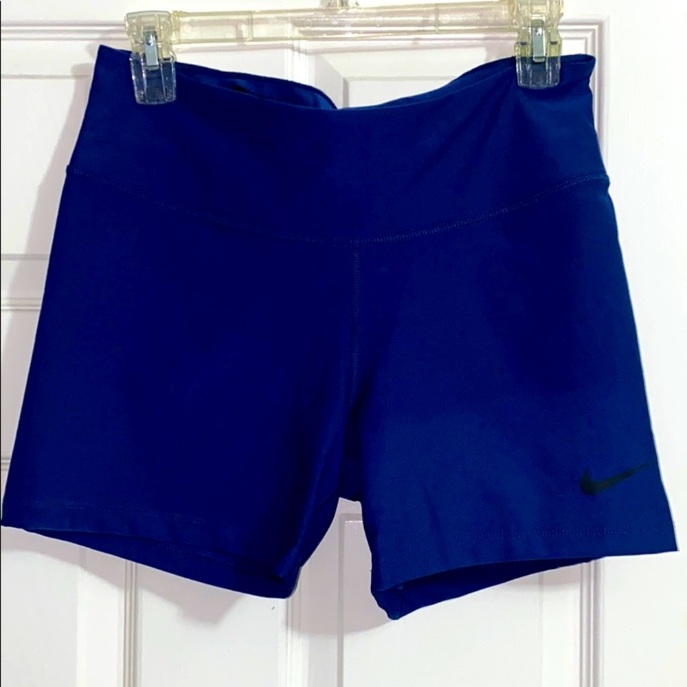 Nike blue tight shorts